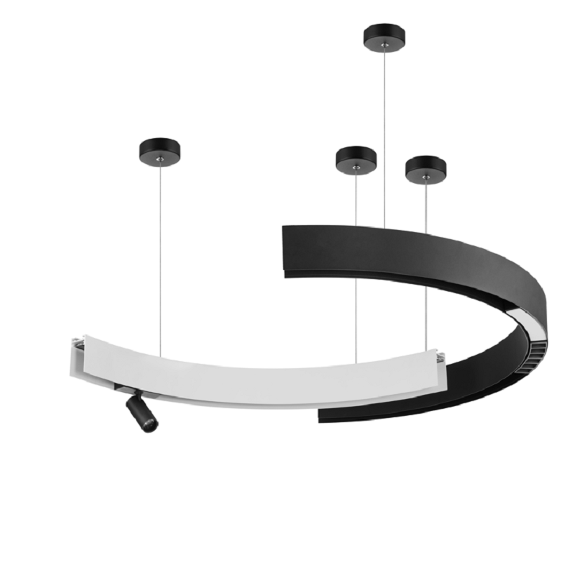 Curve Magnetic LED Track Light System