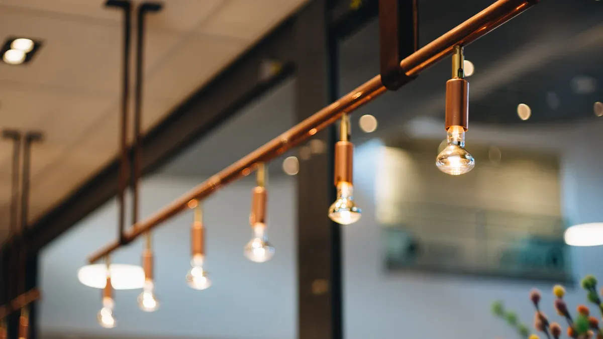 curved led magnetic track lights