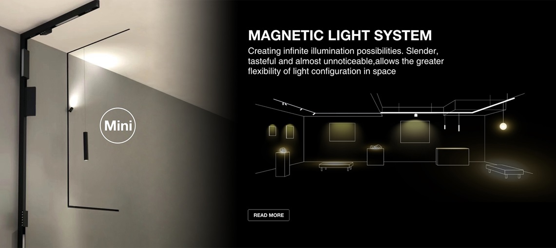 Magnetic Track Light System
