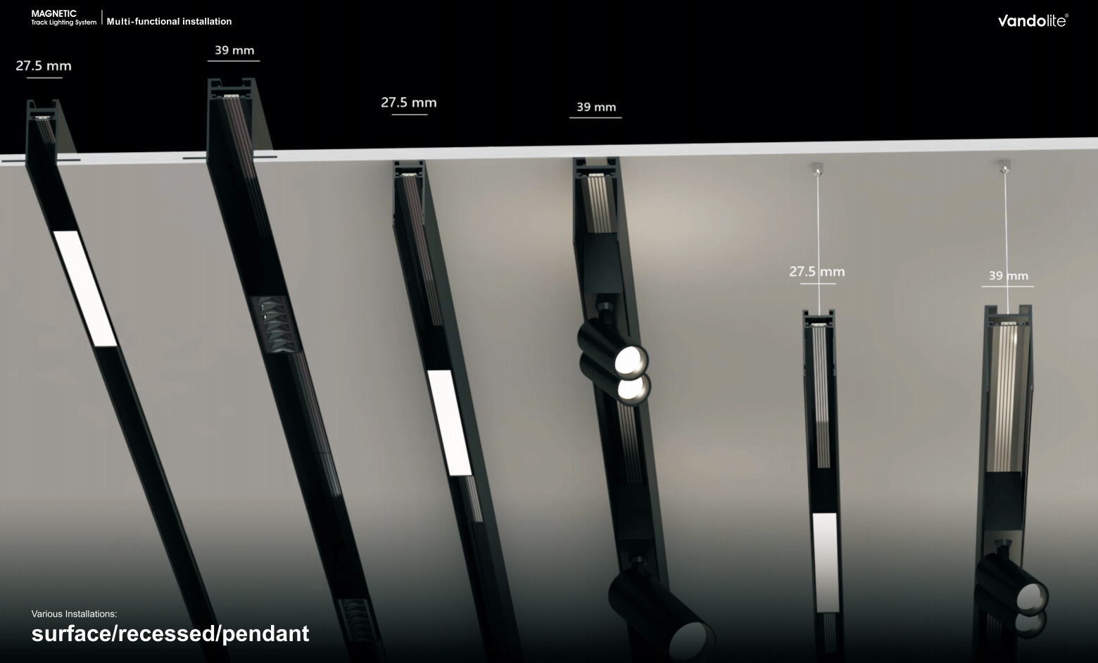 Magnetic Track Lighting Installation