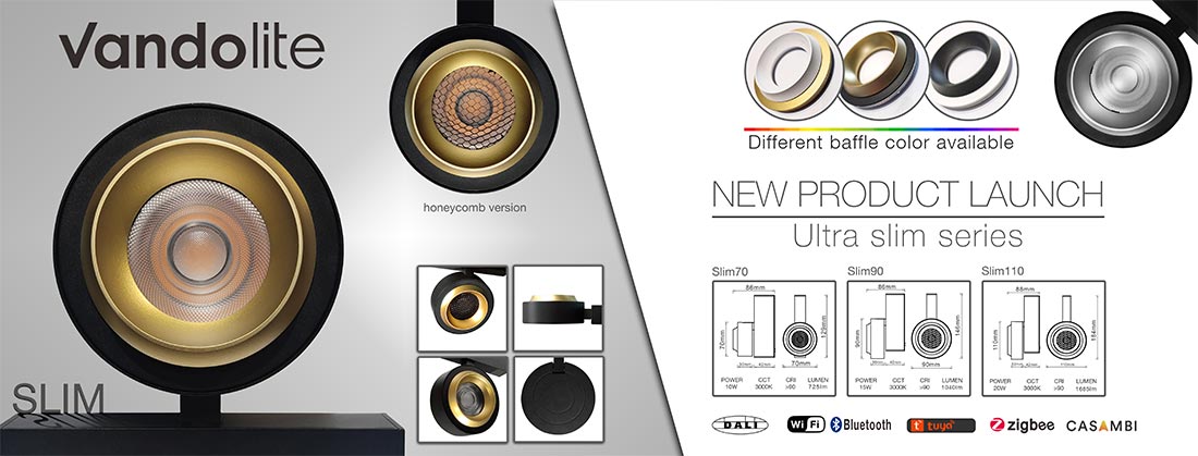 Modern magnetic track spot light