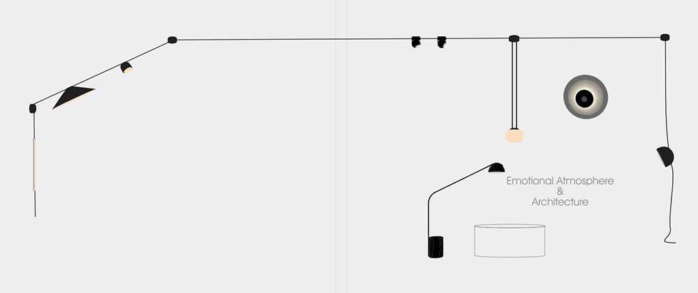 Unique belt track light